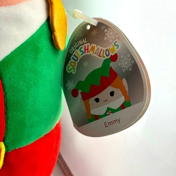 KELLYTOY Squishmallow 12” Emmy the elf christmas/holiday stuffed toy plush - Picture 8 of 8